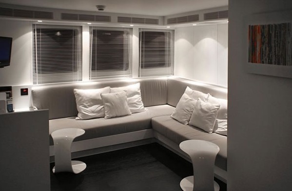 Top Deck Relaxing Corner On Board Yacht BERZINC