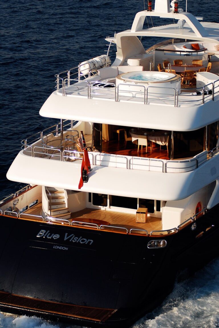 Aft On Yacht BLUE VISION