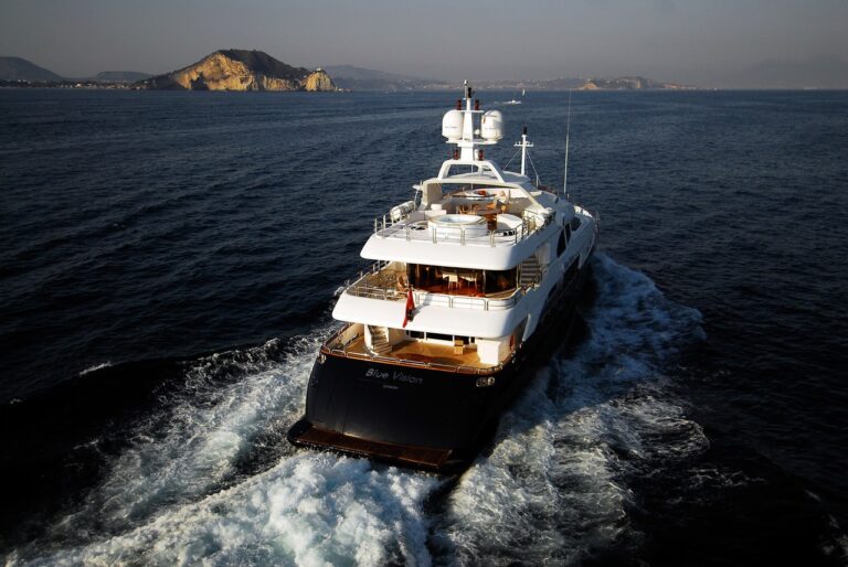 Aft Aspect: Yacht BLUE VISION's Cruising Captured