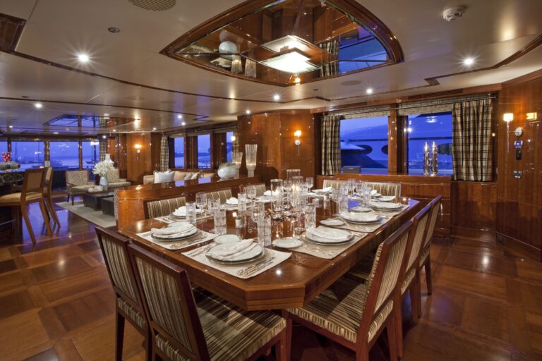 Eating/dining Zone On Yacht COCO VIENTE