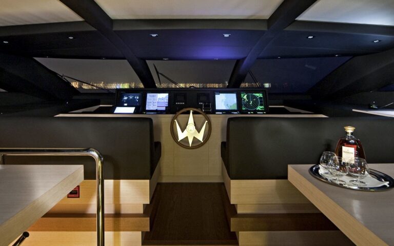 Pilot House On Yacht FAN TOO