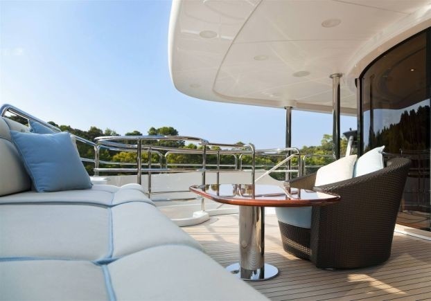 Sunbeds On Yacht HARMONY III