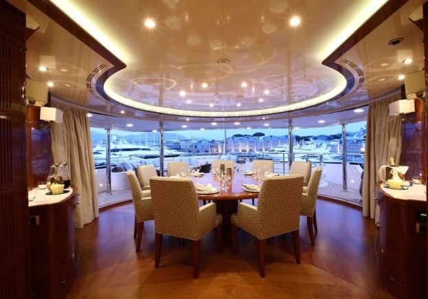 Eating/dining Viewing Out On Board Yacht HARMONY III