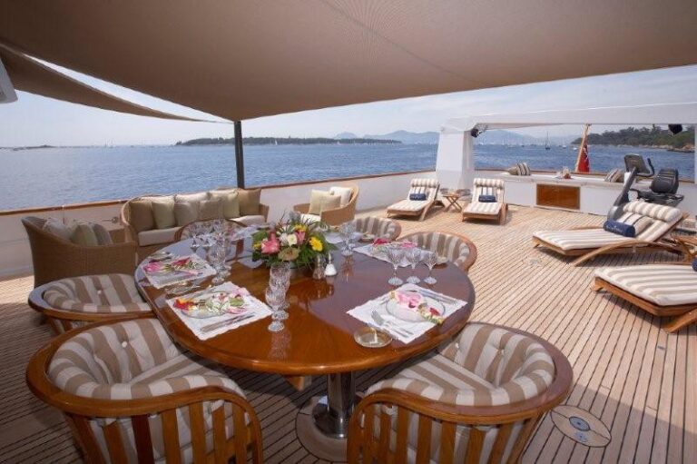 Deck Sitting On Yacht PRAXIS