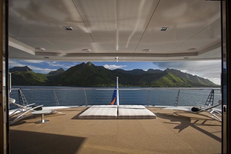 Main Master Balcony Aboard Yacht BIG FISH