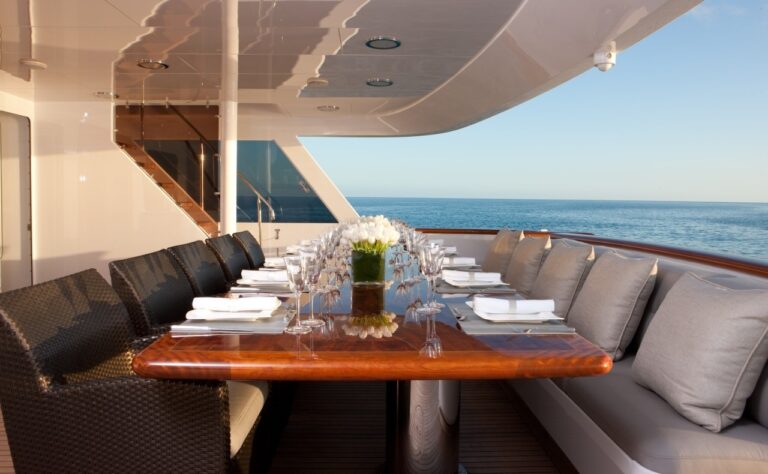 Premier Aft Deck On Yacht CARPE DIEM II