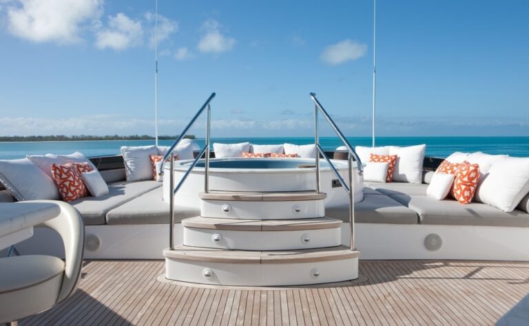 Jacuzzi Pool On Board Yacht CARPE DIEM II