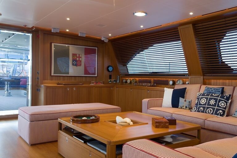 Saloon Aboard Yacht HERITAGE