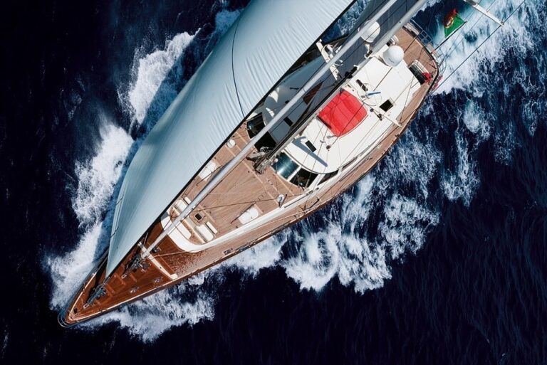 Above Aboard Yacht HERITAGE