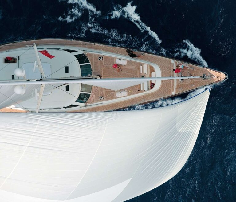 Above Aspect On Board Yacht HERITAGE