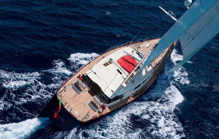 Above: Yacht HERITAGE's Cruising Captured