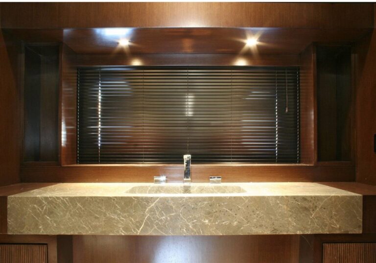 Close Up On Yacht INFINITY