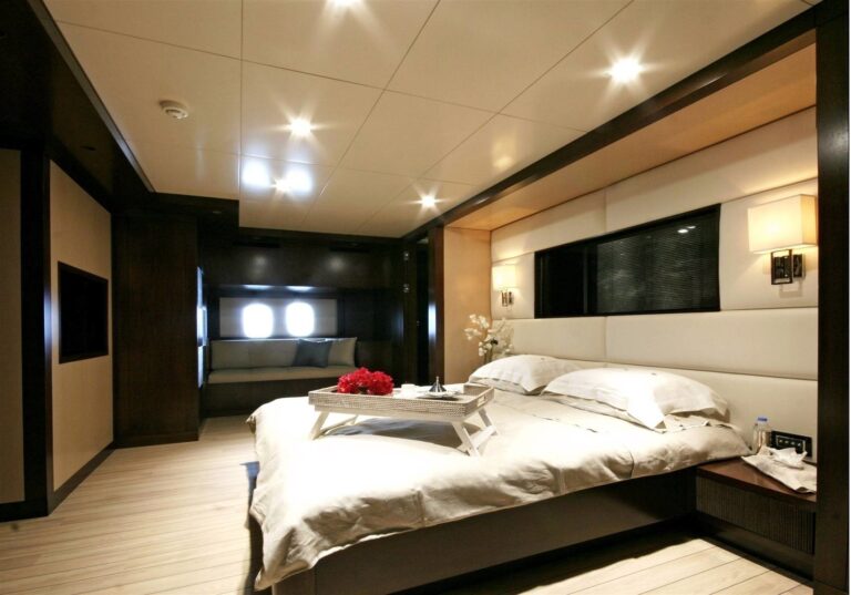 Main Master Cabin Aboard Yacht INFINITY