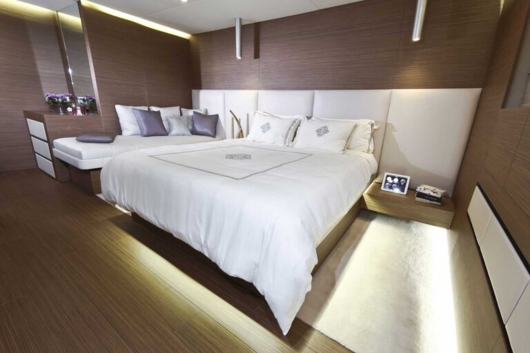 Main Master Cabin Aboard Yacht IPANEMAS