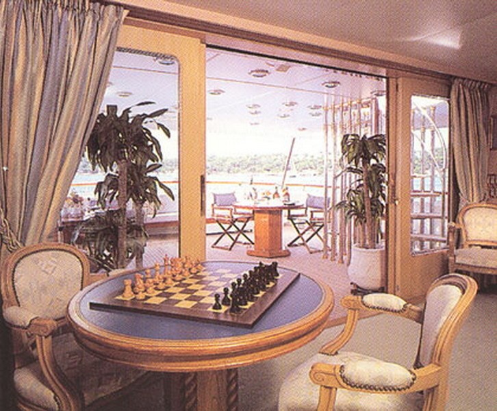 Inside Sitting On Yacht LADY ROSE
