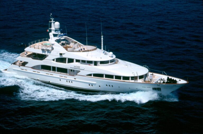 From Above Aspect: Yacht MORE's Cruising Pictured