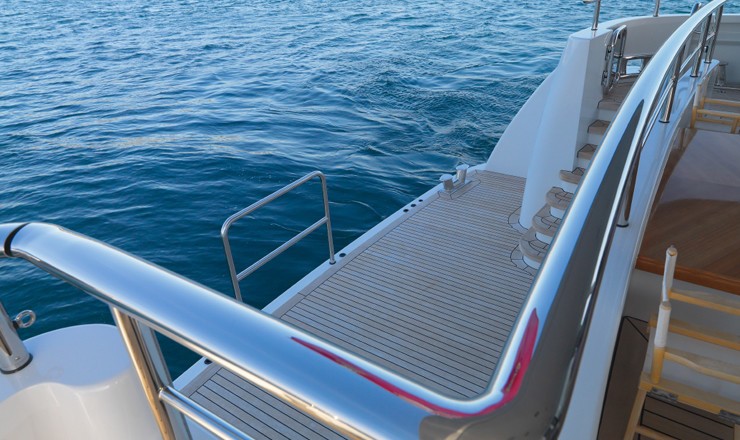 Close Up Aboard Yacht MY LITTLE VIOLET