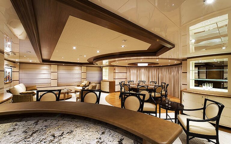 Drinks Bar Aspect On Board Yacht PRINCESS IOLANTHE