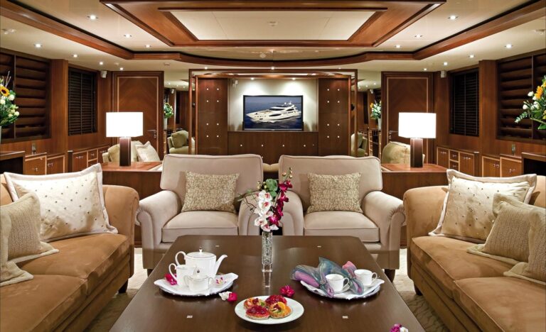 Saloon Sitting On Yacht PRINCESS IOLANTHE
