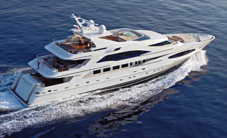 From Above Aspect On Board Yacht PRINCESS IOLANTHE