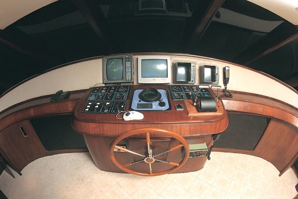 Helm On Board Yacht GOLDEN HEAD
