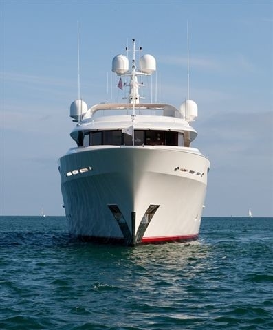 Ship's Bow On Yacht KATYA