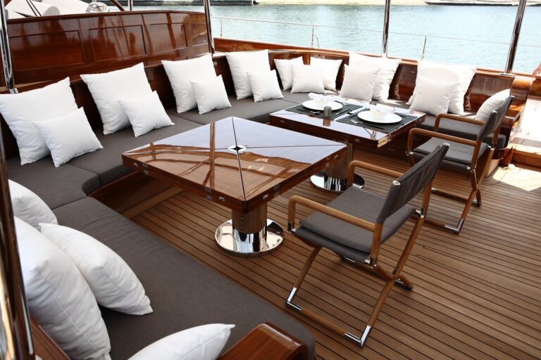 External Sitting On Board Yacht ROXANE