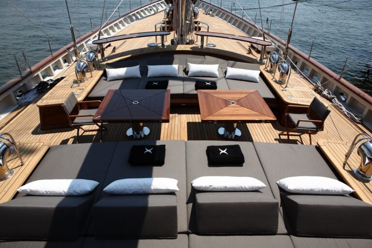 Sunshine Lounging On Yacht ROXANE