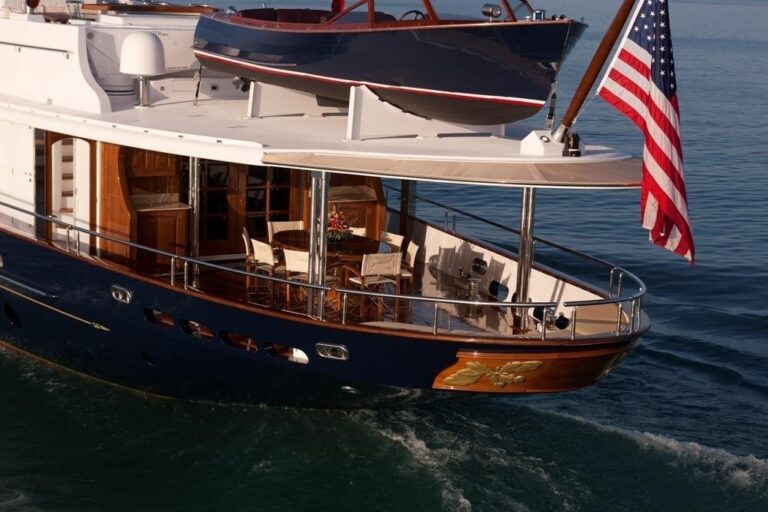 Aft Aspect Aboard Yacht SYCARA IV