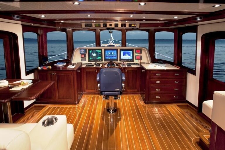 Bridgedeck Aboard Yacht SYCARA IV