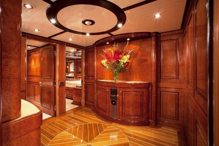 Guest's Lobby Aboard Yacht SYCARA IV