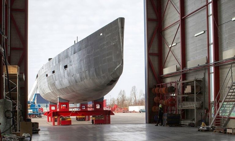 The 46m Yacht UNFURLED