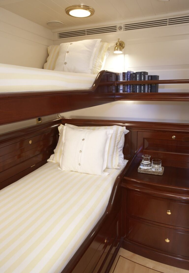 Twin Bed Berth Aboard Yacht WINDROSE OF AMSTERDAM
