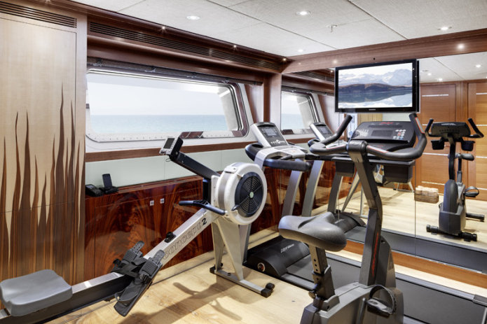 47m Alloy yacht Loretta Anne Gym