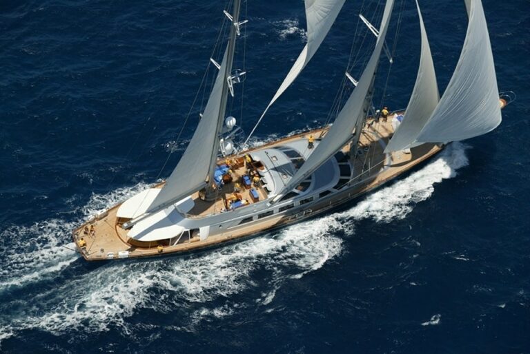 Above Aboard Yacht ANDROMEDA LA DEA