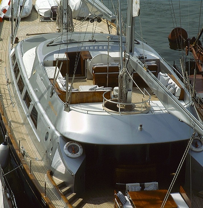 Deck Aspect Aboard Yacht ANDROMEDA LA DEA