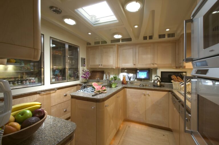 Ship's Galley Aboard Yacht ASOLARE