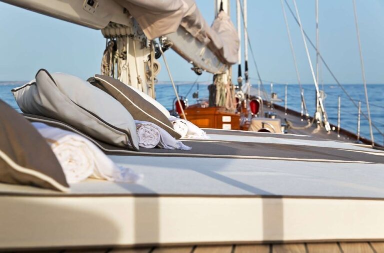 Sunshine Lounging On Board Yacht GWEILO