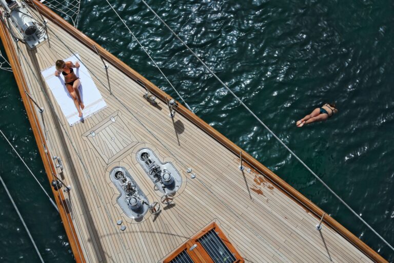Above Aboard Yacht GWEILO