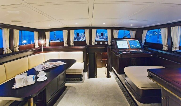 Cockpit Aboard Yacht GWEILO
