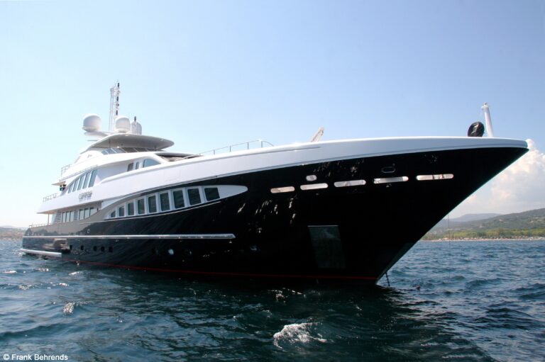 Ship's Bow Aboard Yacht LET IT BE