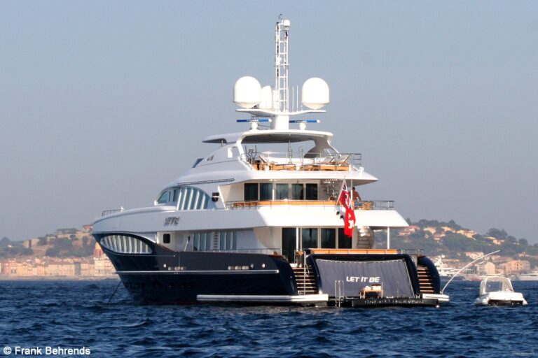 Aft Aboard Yacht LET IT BE