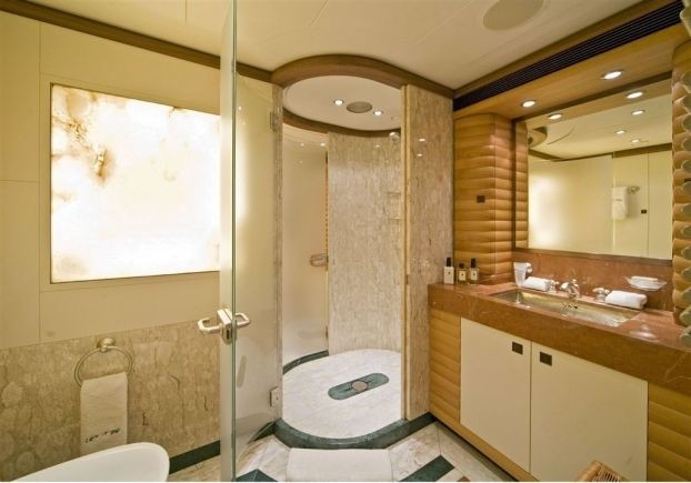 Showering Area Aboard Yacht LET IT BE