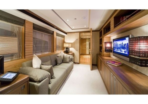 Main Master Sitting Zone Aboard Yacht LET IT BE