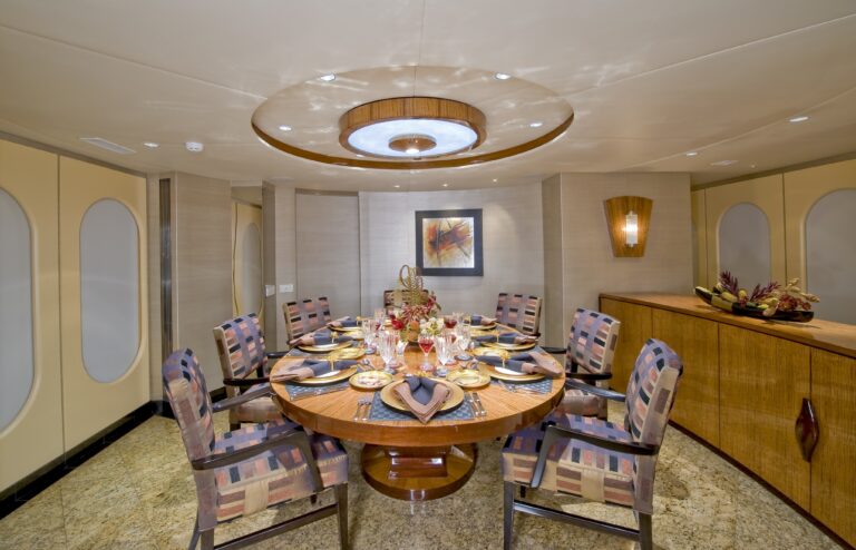 Eating/dining Saloon On Yacht TRIUMPHANT LADY