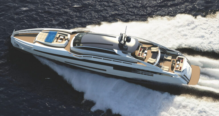 47m motor yacht Longitude 47 by Rossinavi and Fulvio de Simoni