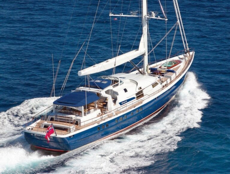 From Above Aspect Aboard Yacht MITSEAAH