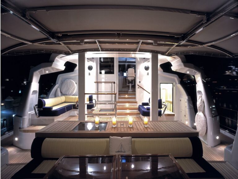 Deck Aspect Into Bridgedeck On Yacht MITSEAAH