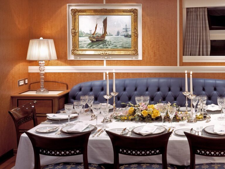 Eating/dining Area Aboard Yacht MITSEAAH