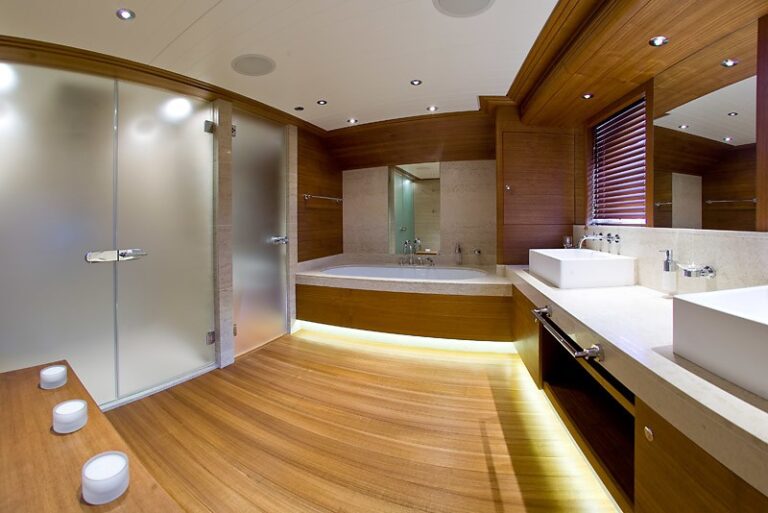 Main Master Bath On Yacht VA BENE
